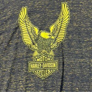 Harley Davidson Motorcycles Shirt  Black Green Biker built  Casual xl